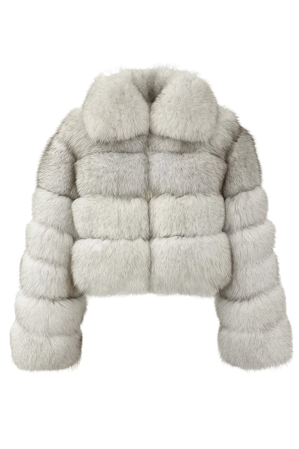 Veste fourrure femme courte blanche Héritage fourrure