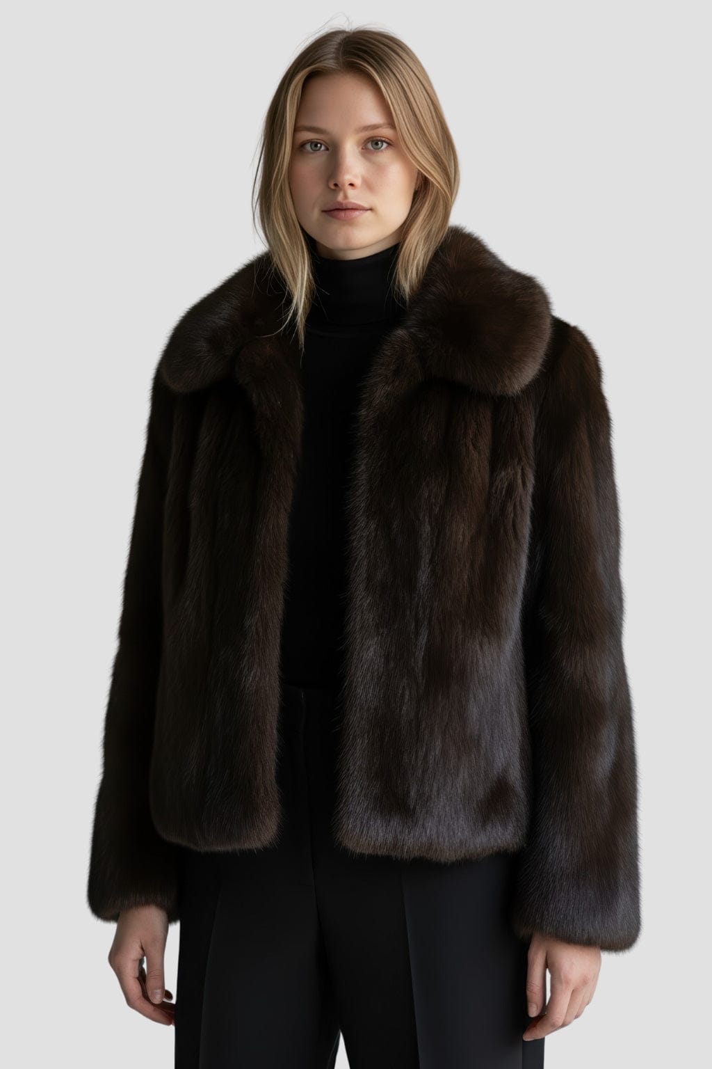 Veste fourrure femme grande taille Héritage fourrure