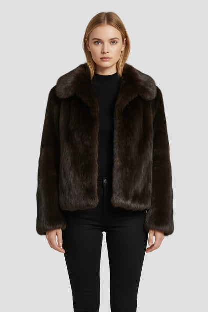 Veste fourrure femme grande taille Héritage fourrure