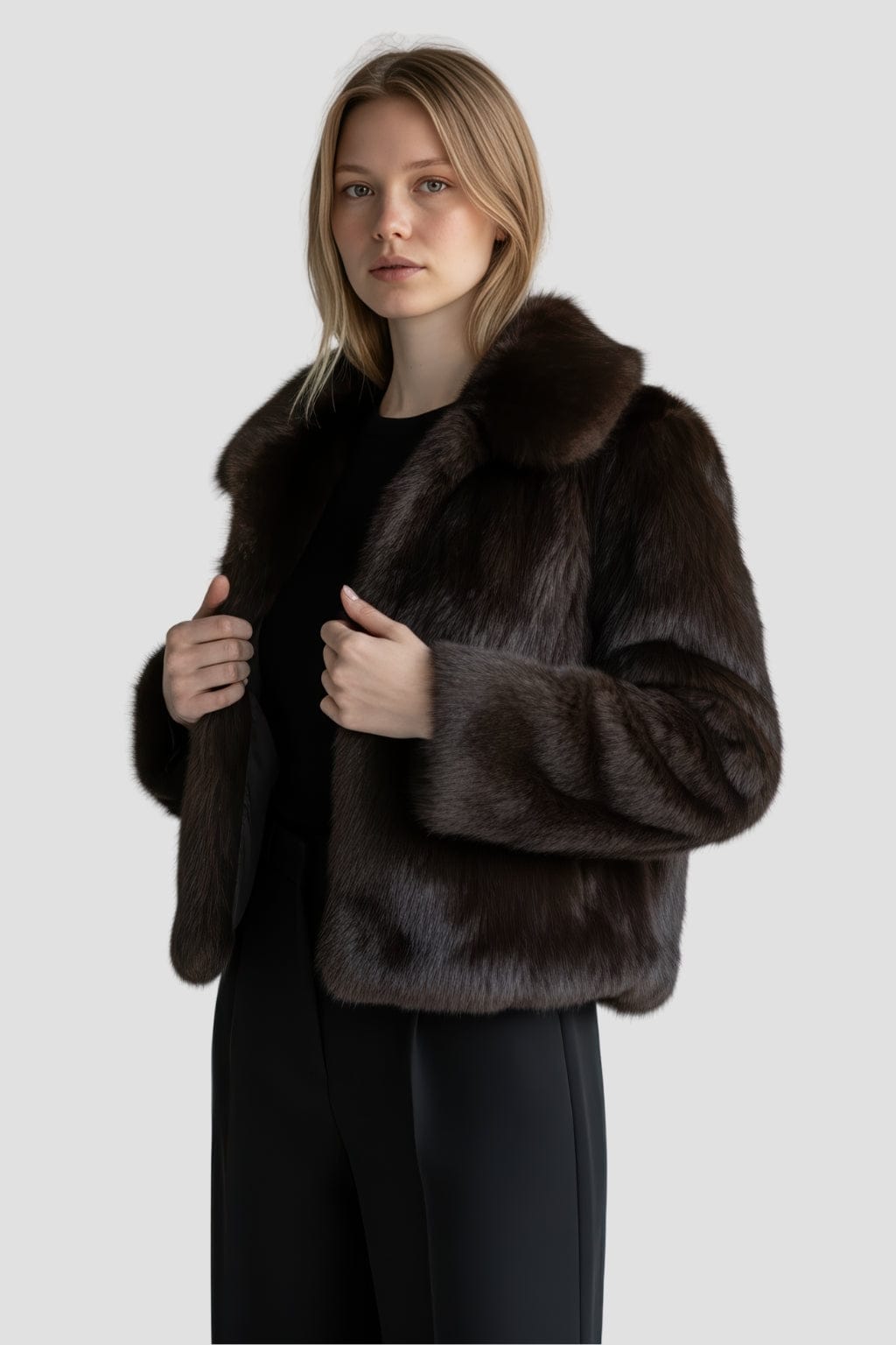 Veste fourrure femme grande taille Héritage fourrure