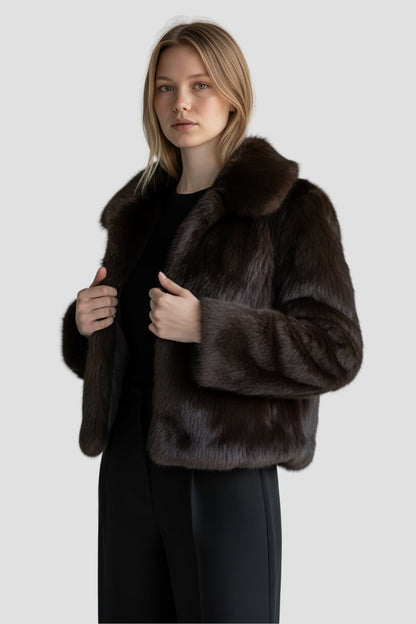 Veste fourrure femme grande taille Héritage fourrure