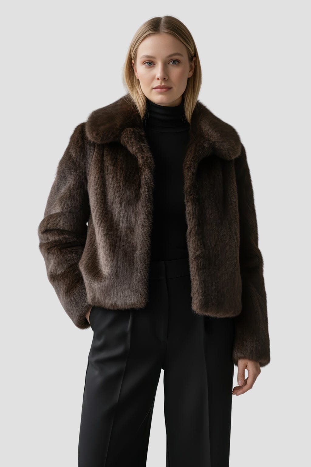 Veste fourrure femme grande taille Héritage fourrure