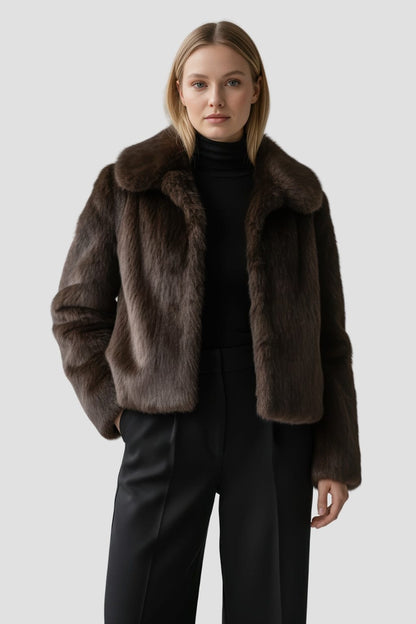 Veste fourrure femme grande taille Héritage fourrure