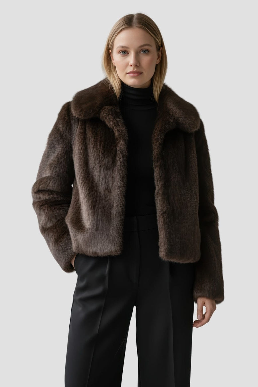 Veste fourrure femme grande taille Héritage fourrure