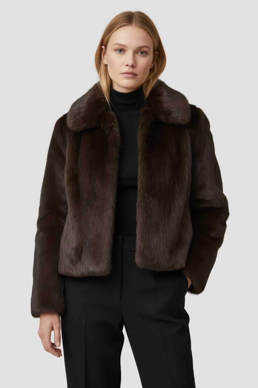 Veste fourrure femme grande taille Héritage fourrure