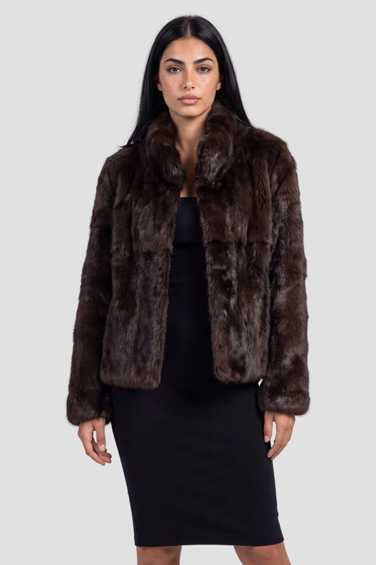 Veste fourrure femme grande taille Héritage fourrure
