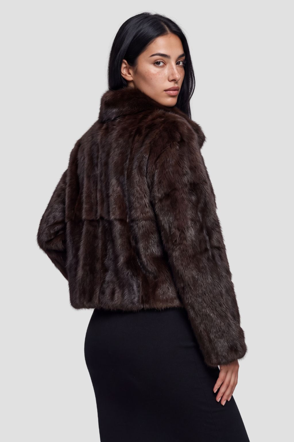 Veste fourrure femme grande taille Héritage fourrure