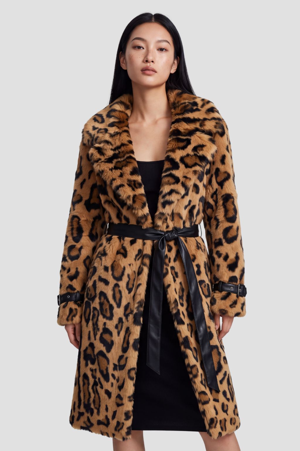 Veste fourrure femme léopard Héritage fourrure