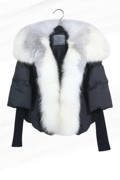 Veste fourrure femme manche courte Héritage fourrure
