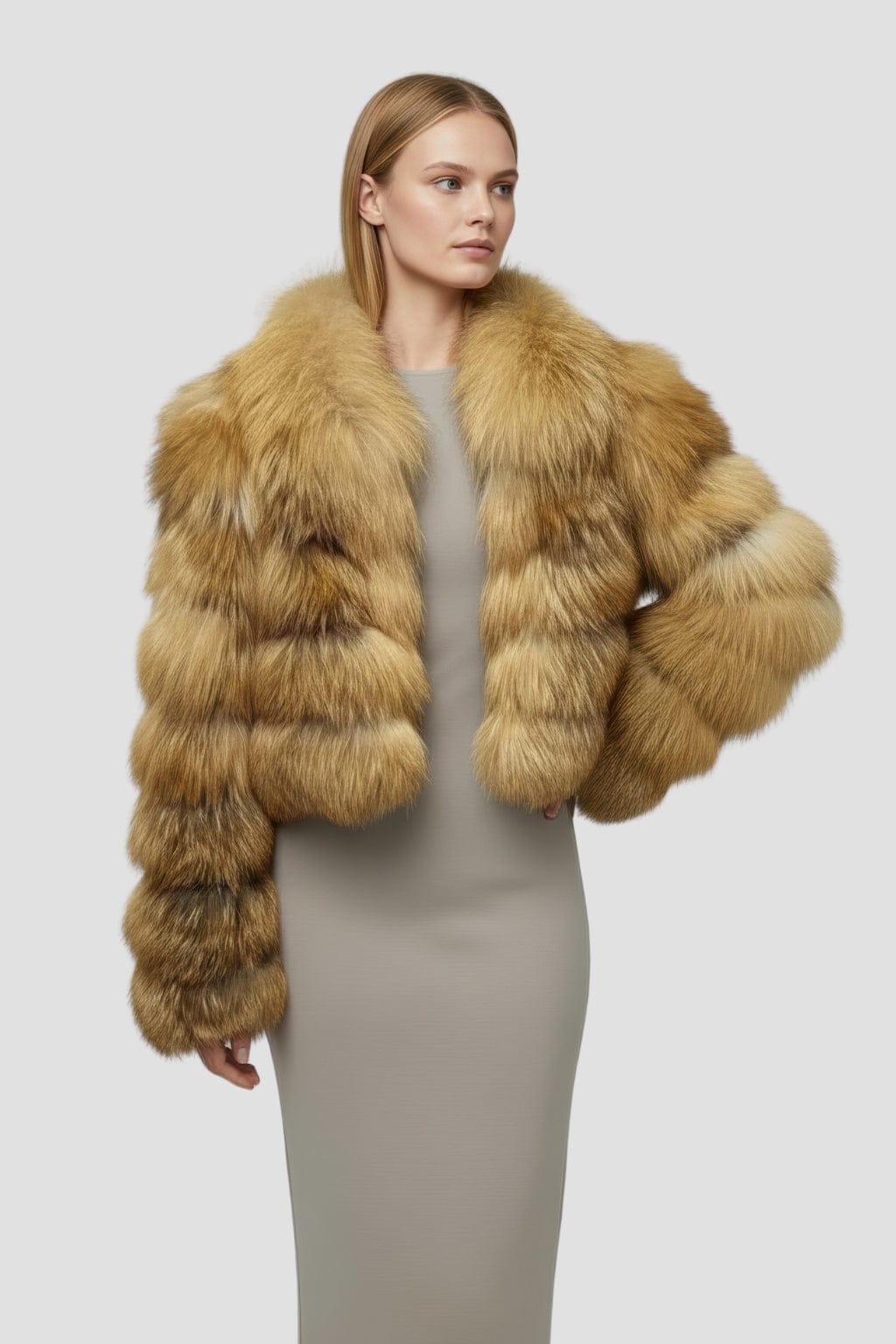 Veste fourrure femme renard Héritage fourrure