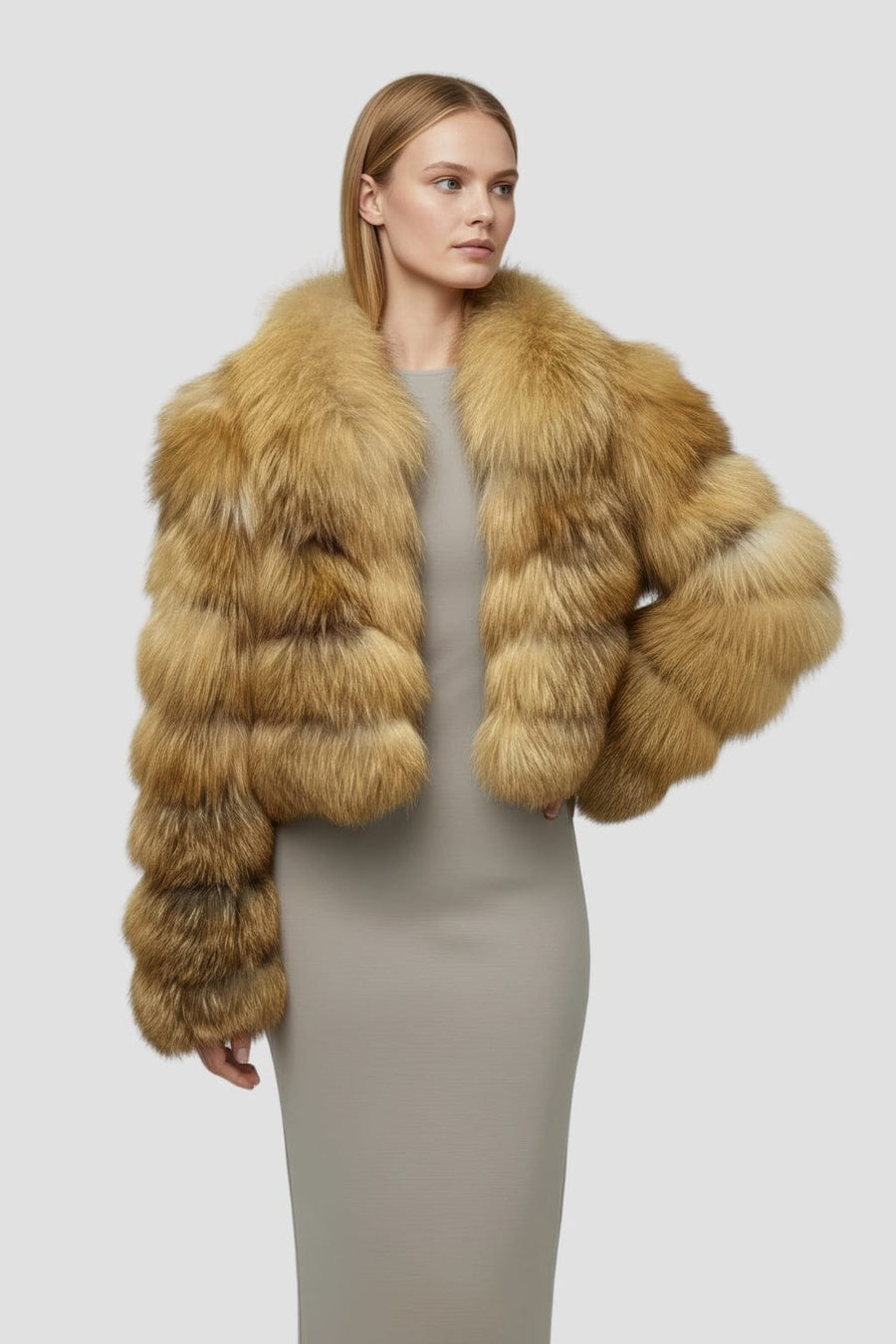 Veste fourrure femme renard Héritage fourrure