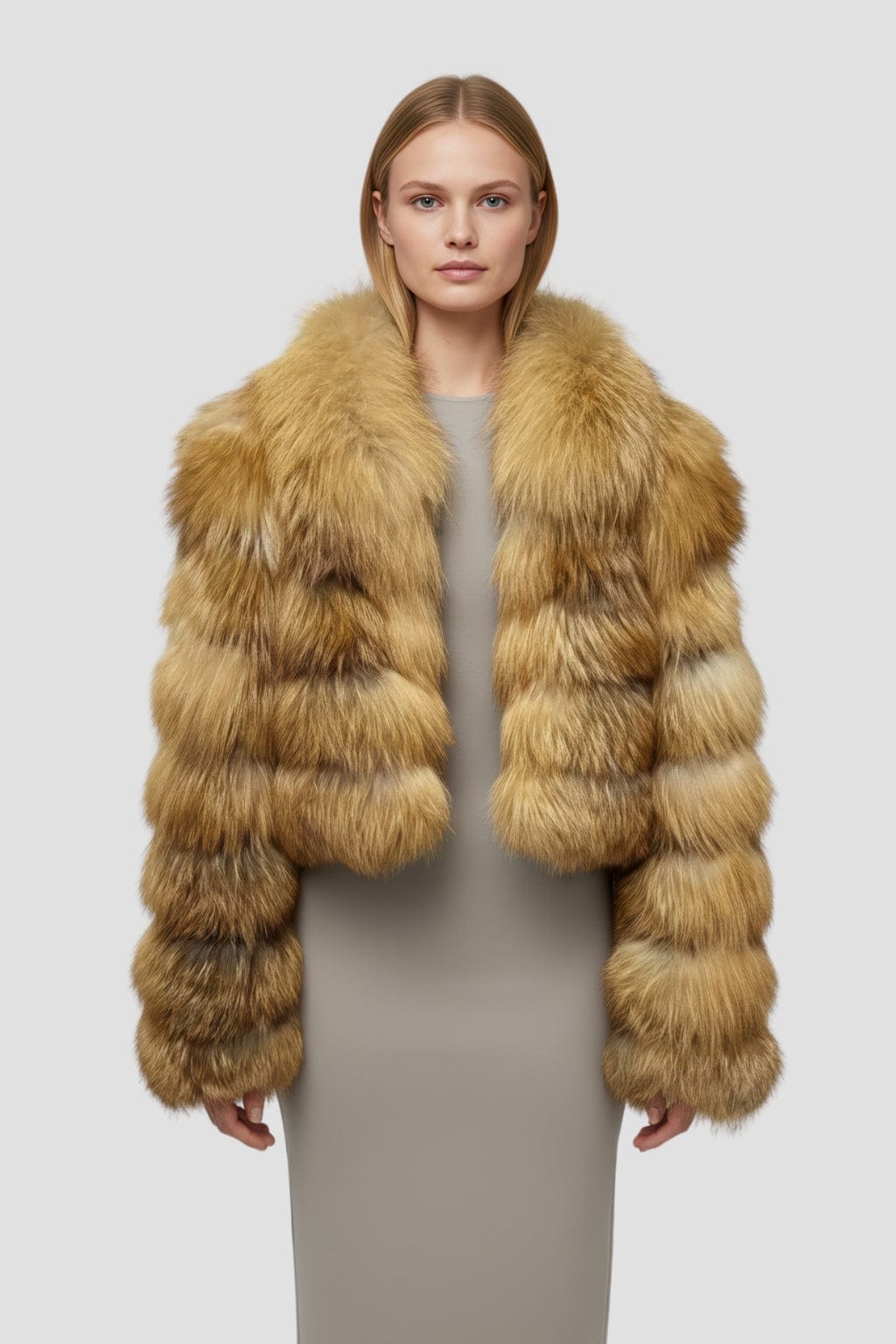 Veste fourrure femme renard Héritage fourrure