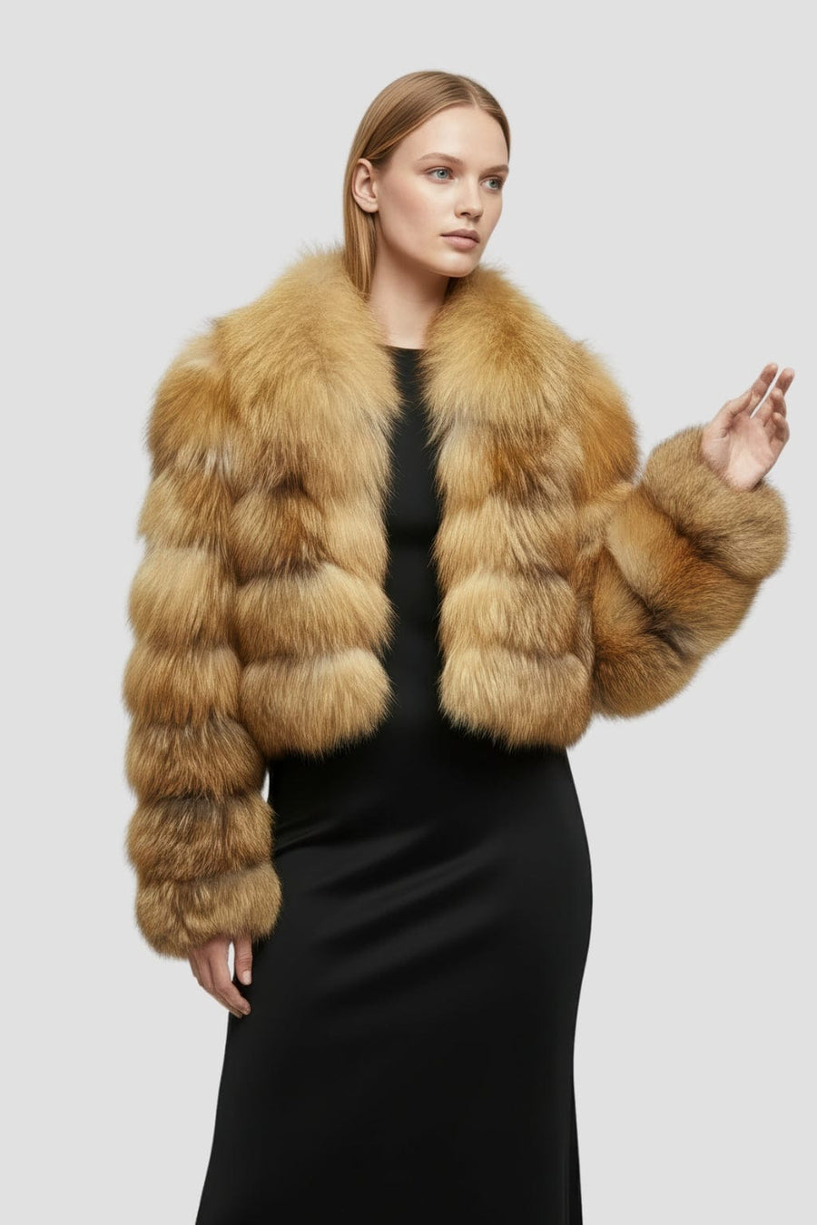 Veste fourrure femme renard Héritage fourrure