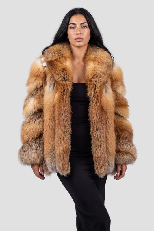 Veste fourrure femme renard Héritage fourrure