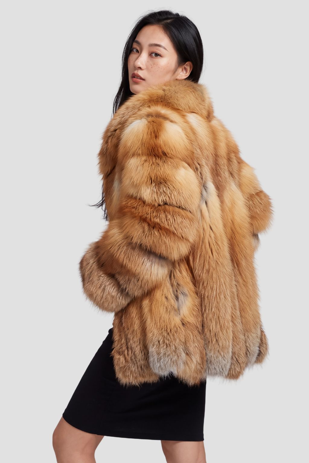 Veste fourrure femme renard Héritage fourrure