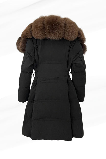 Veste fourrure femme renard marron Héritage fourrure