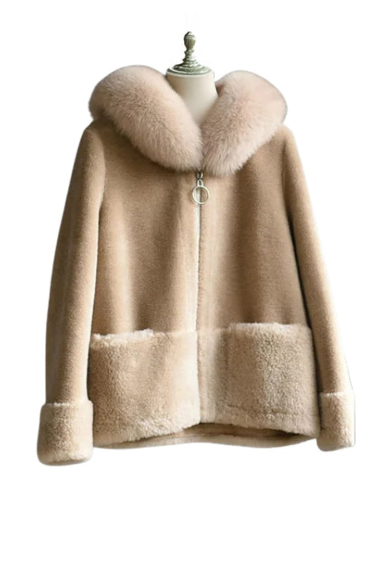 Veste fourrure femme réversible Héritage fourrure