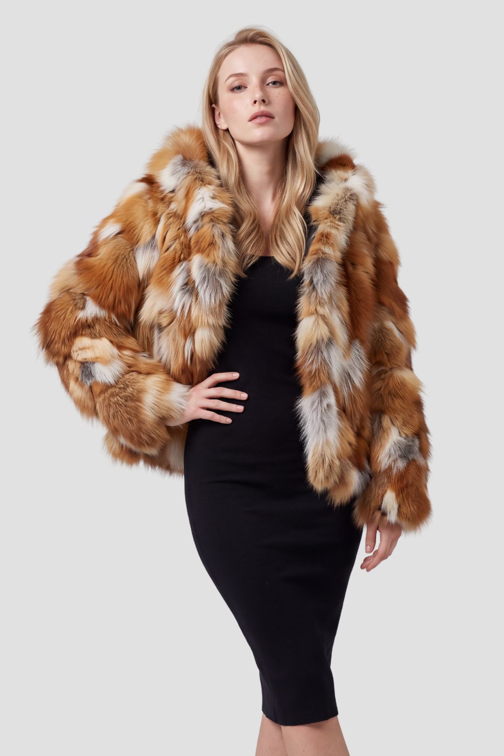 Veste fourrure femme soirée Héritage fourrure