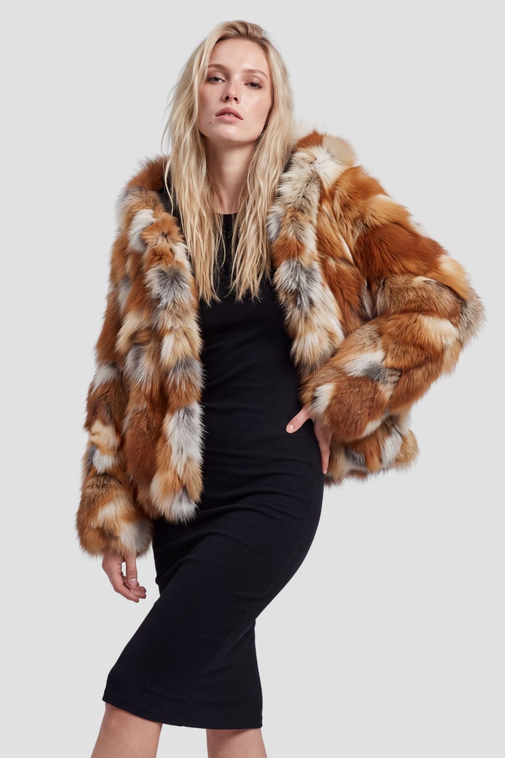 Veste fourrure femme soirée Héritage fourrure