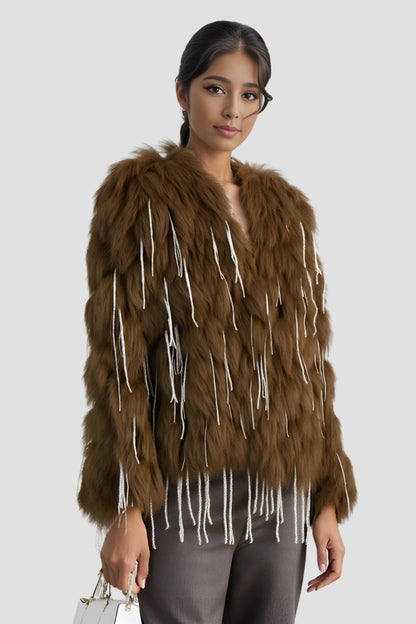 Veste fourrure femme vison Héritage fourrure