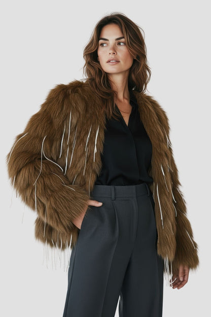 Veste fourrure femme vison Héritage fourrure