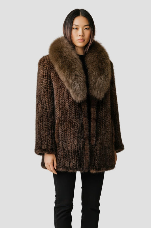 Veste fourrure femme vison Héritage fourrure