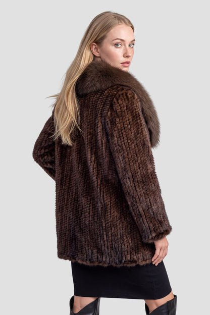 Veste fourrure femme vison Héritage fourrure