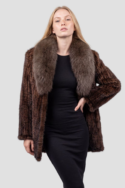 Veste fourrure femme vison Héritage fourrure