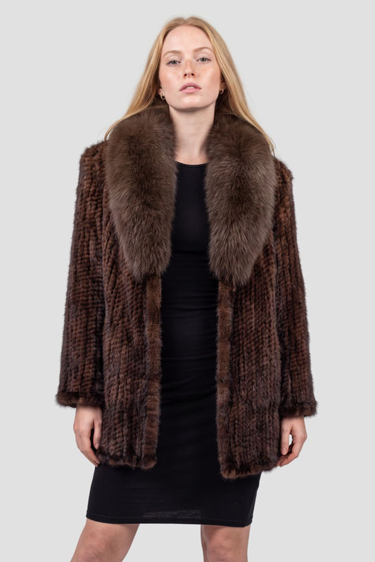 Veste fourrure femme vison Héritage fourrure