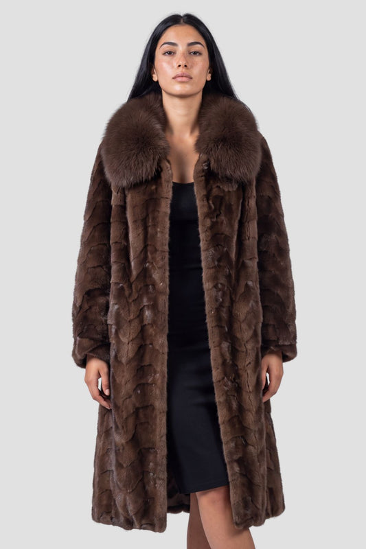Veste fourrure femme vison