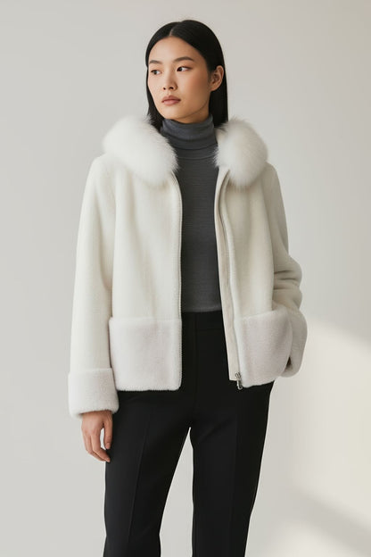 Veste fourrure intérieur femme Héritage fourrure