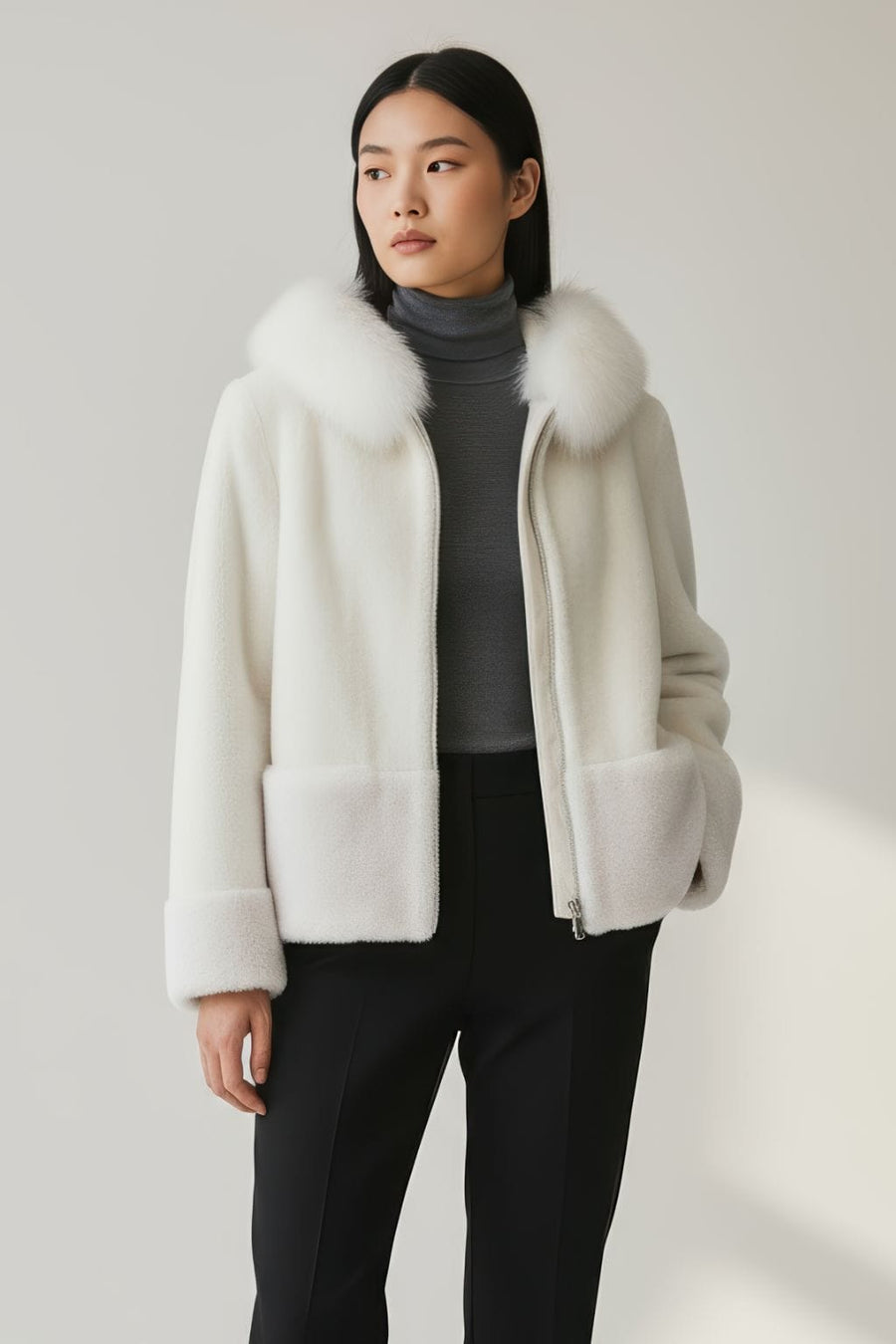 Veste fourrure intérieur femme Héritage fourrure