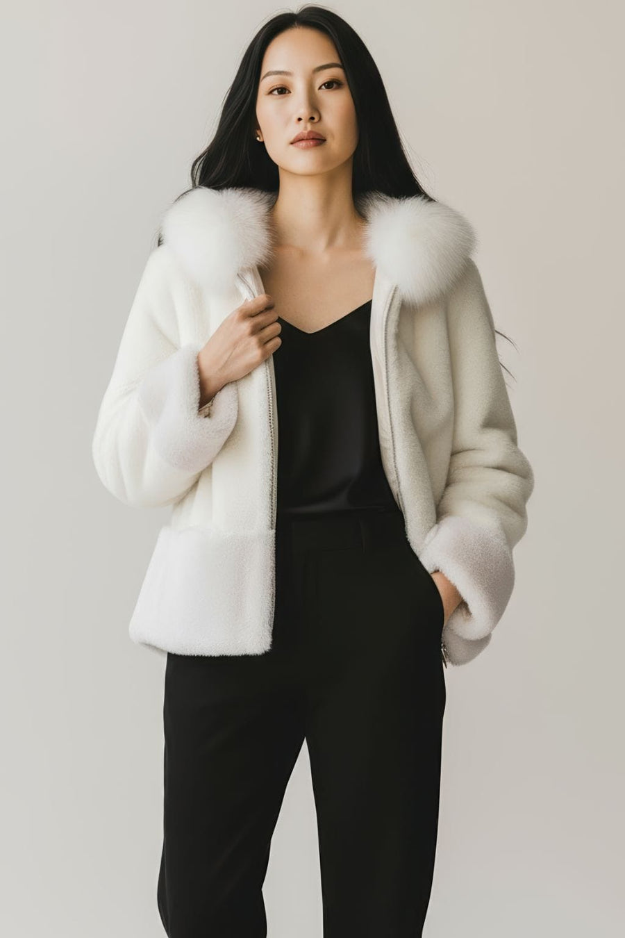 Veste fourrure intérieur femme Héritage fourrure