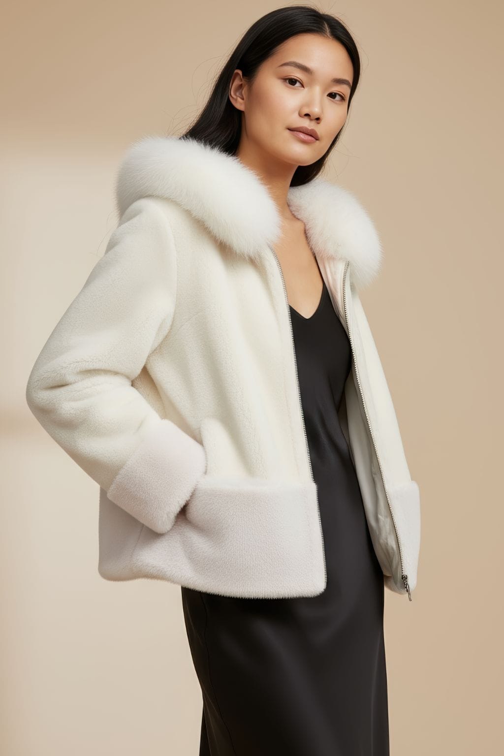 Veste fourrure intérieur femme Héritage fourrure