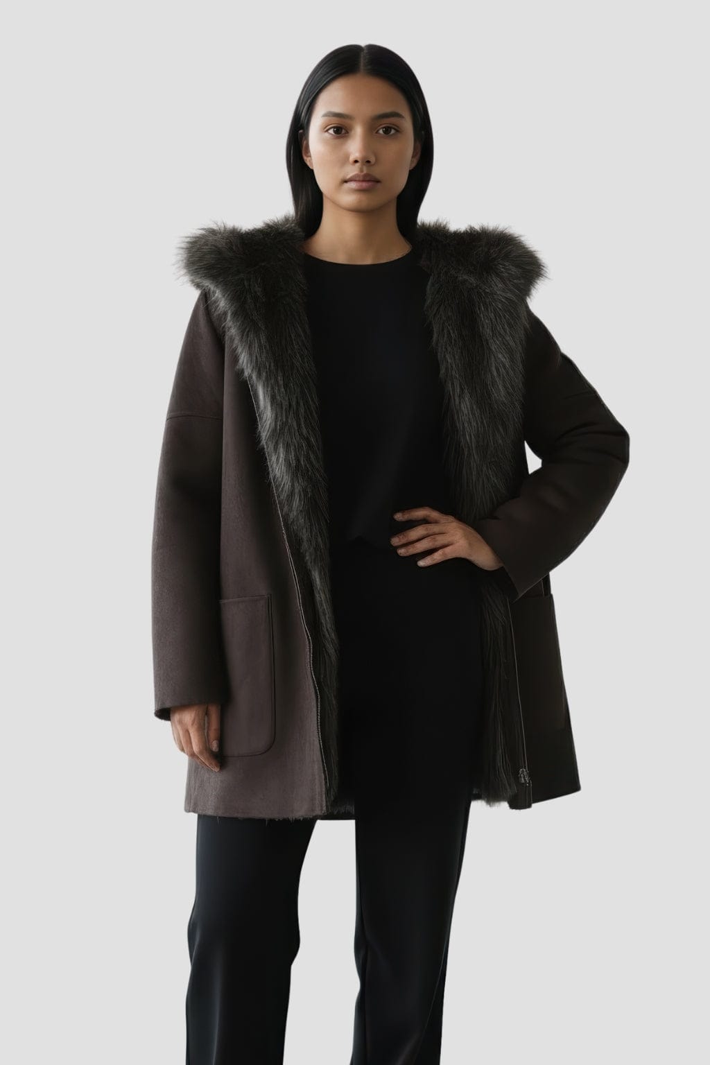 Veste fourrure intérieur femme Héritage fourrure